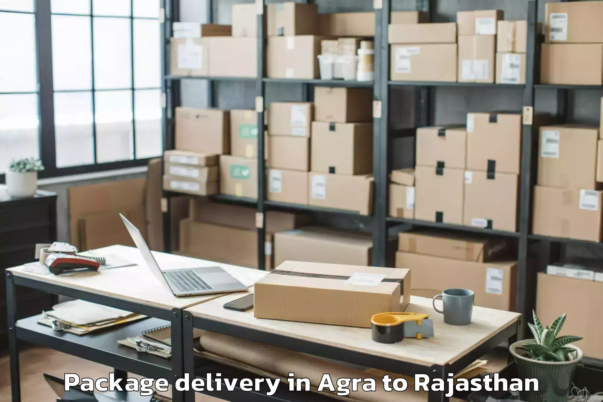 Top Agra to Kotputli Package Delivery Available